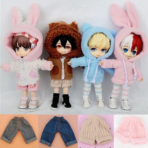 VETEMENTS Accessori vestiti moda bambola pantaloncini bambola jeans pelle PU giacche felpe con cappuccio