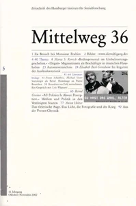 Mittelweg 36 : Zeitschrift des Hamburger Instituts für Sozialforschung; 5 / 2002 - Picture 1 of 1