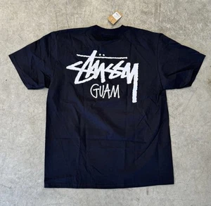 Camiseta Stussy Stock Guam Negra (Talla Grande) - Imagen 1 de 2