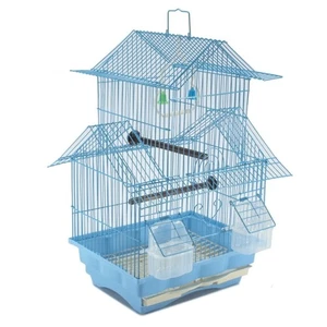 18 Zoll hängendes Draht Vogelhaus blau brandneu in Originalverpackung - Bild 1 von 1