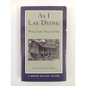 As I Lay Dying William Faulkner A Norton Critical Edition Book - Imagen 1 de 10