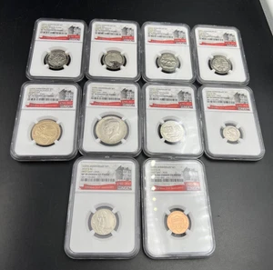 2017 S 10 Coin Enhanced Uncirculated US Mint Set SP70 NGC ANA FDOI + Anniversary - Picture 1 of 20