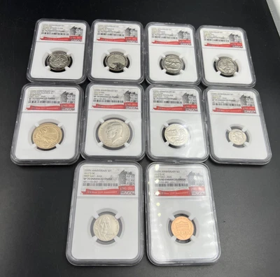 2017 S 10 Coin Enhanced Uncirculated US Mint Set SP70 NGC ANA FDOI + Anniversary - Image 1 of 4