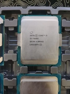 Intel Core i5-7640X SR3HR quad-core 4.0GHz 6MB 112W LGA-2066 CPU processor - Picture 1 of 1