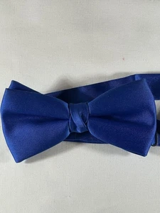 Hellblaue vorgebundene Satinfliege - Bild 1 von 2