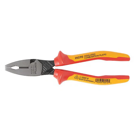 Alicates combinados Fluke Incp8 aislados Lineman de 8 pulgadas alto apalancamiento, acero Foto 1 de 1