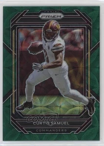 Mira telescópica verde Panini Prizm 2022 Prizm/75 Curtis Samuel #295 - Imagen 1 de 4