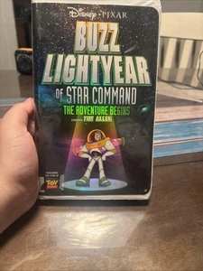 Buzz Lightyear of Star Command The Adventure Begins (VHS 2000) Pixar RARE HTF NM - Picture 1 of 3