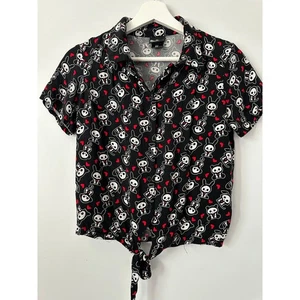 Camisa corbata delantera con botones Skelanimals talla pequeña - Imagen 1 de 8