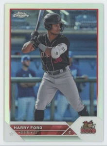 2023 Topps Pro Debut Chrome Refractor Harry Ford 81/99 Modesto Nuts #PDC-131 A79 - Picture 1 of 2