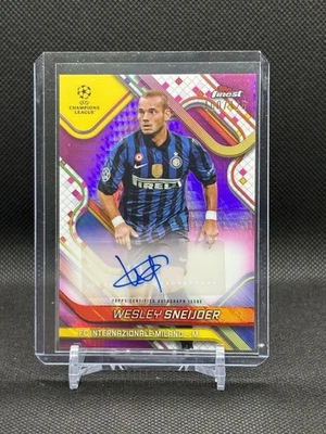 Wesley Sneijder Topps Finest Auto 100/125 - Image 1 of 2
