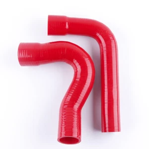 Silicone Radiator Hose Fit 1967-1970 Ford Mustang/Falcon /Fairlane V8 68 69 Red - Bild 1 von 9