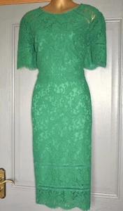 Phase Eight Womens Dress UK 12 EU 40 US 8 Midi Evening Lace Wiggle Party - Picture 1 of 9