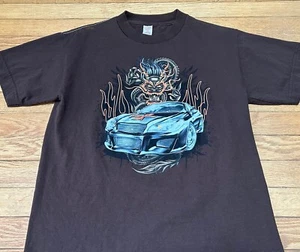 Vtg Y2K Dragon Racing JNCO Style Skater T-Shirt Size Youth L - Picture 1 of 10