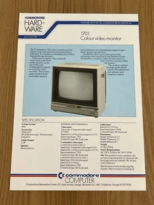Original Authentic Commodore 64 1984/5 Colour Leaflet -👽👾Retro Gift Idea👾👽 - Afbeelding 1 van 12