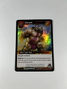 Cho'gall Holo Foil 13/30 Timewalkers WOW Warcraft TCG Hero Ogre Mage 2013 - Picture 1 of 6