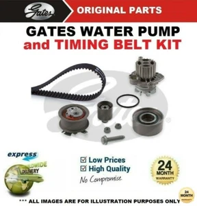 GATES WATER PUMP & TIMING BELT KIT for MITSUBISHI LANCER SPORTBACK 2.0DID 2008-> - Picture 1 of 8