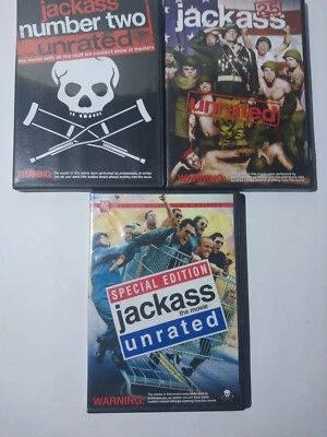 Lot of 3 JACKASS DVDs  Foto 1 de 3