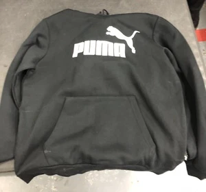 PUMA Essentials Men's Hoodie - Black - Size Large - READ DESCRIPTION - Picture 1 of 3