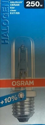 OSRAM Halolux Ceram Lampada Alogena 230V 205W 250W Chiaro 64404 Piccolo 64480 - Immagine 1 di 2