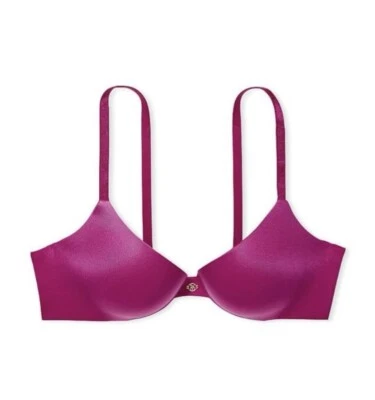 Victoria Secret 36C So Obsessed Raspberry Padded Push up Bra Adds 1-1/2 Cups - Image 1 of 3