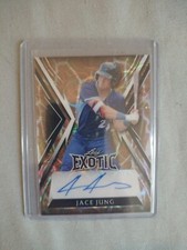 Jace Jung 2023 Leaf Exotic Kaleidoscope Giraffe# 2/3 !!! Detroit Tigers SSP 🔥