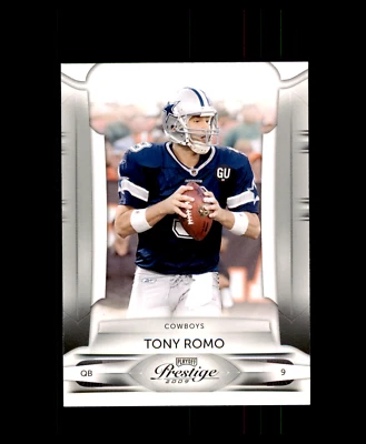 2009 Playoff Prestige #27 Tony Romo Dallas Cowboys Eastern Illinois - Image 1 of 2