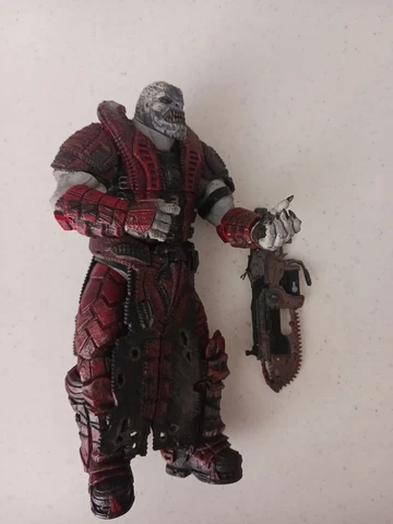 Neca Gears Of War Action Figure Theron Guard Unhelmeted Loose With Accessorie Cover
