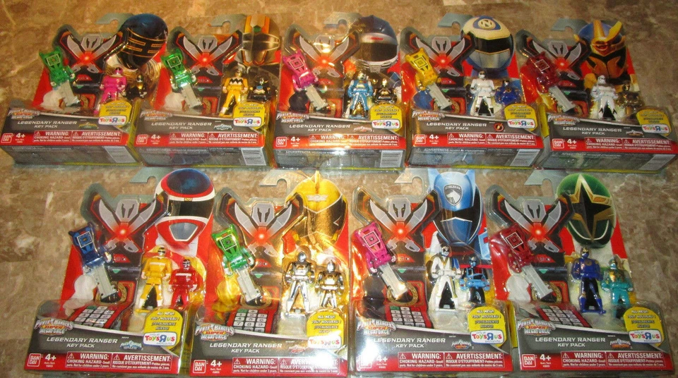 Power Rangers Super Megaforce Legendary Key Packs TOYS R US Exclusive SPD ZEO - Imagem 1 de 1