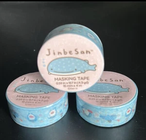 Jinbesan masking tape lot Of 3 - Picture 1 of 4