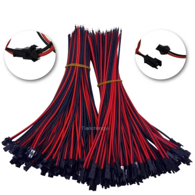 2pin connector 20cm Cable wire terminal Male Female For LED lights LED dirver - Image 1 of 4