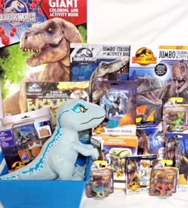 NEW JURASSIC PARK EASTER TOY GIFT BASKET DINOSAUR NERF PLAYSET BIRTHDAY TOYS - Picture 1 of 1