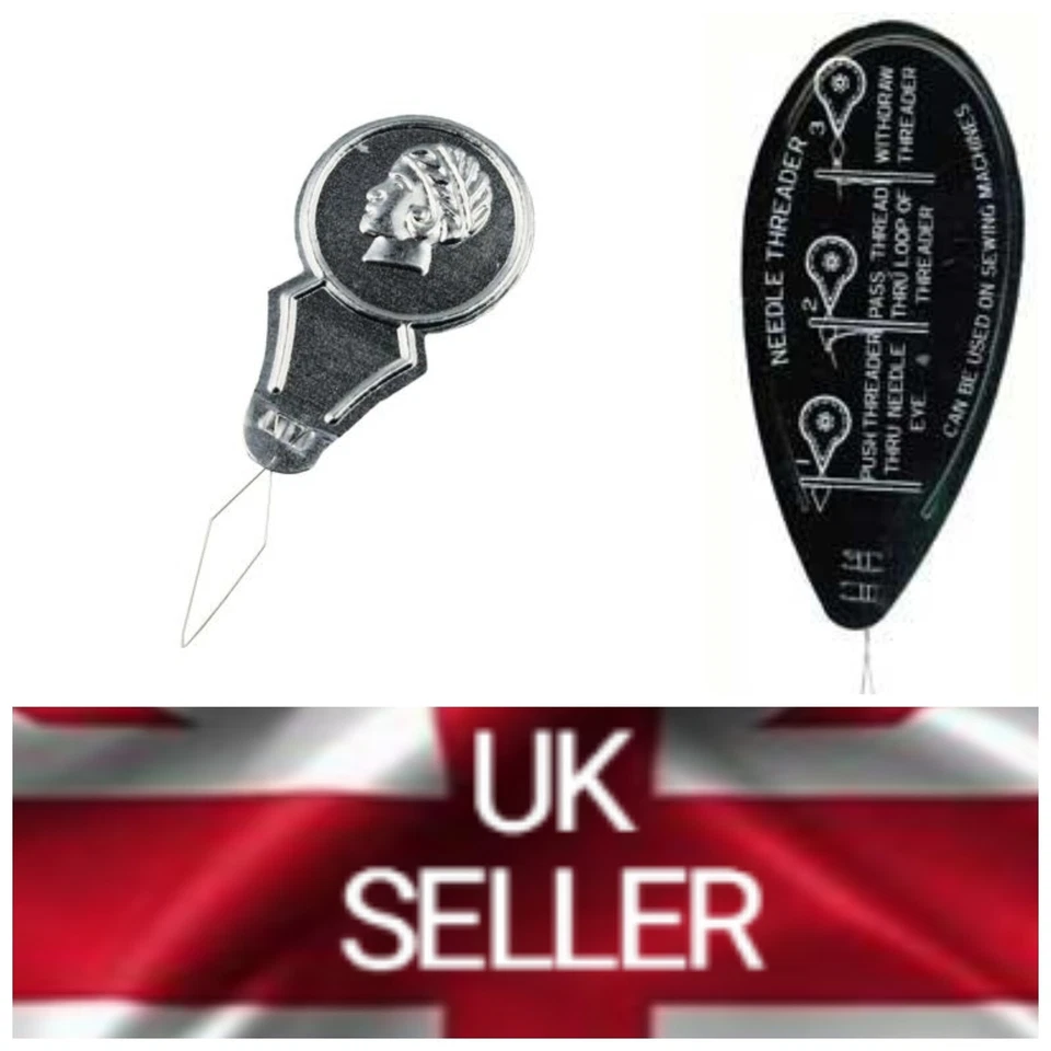 THE HABERDASHER LIMITED Needle Threader Threaders For Hand Sewing or Sewing Machine