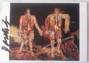 Georg Baselitz signiert Kunst Karte original Unterschrift Autogramm signed - Bild 1 von 1