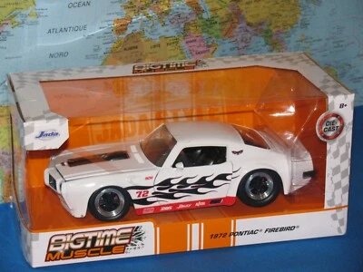 1/24 JADA BIGTIME MUSCLE 1972 PONTIAC FIREBIRD 火焰死亡 * * 全新 * * * — 第 1/4 张图片