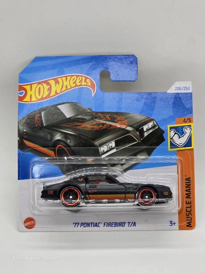 '77 Pontiac Firebird T-A - Muscle Mania 4/5 HOT WHEELS 1:64 1/64 - Immagine 1 di 1