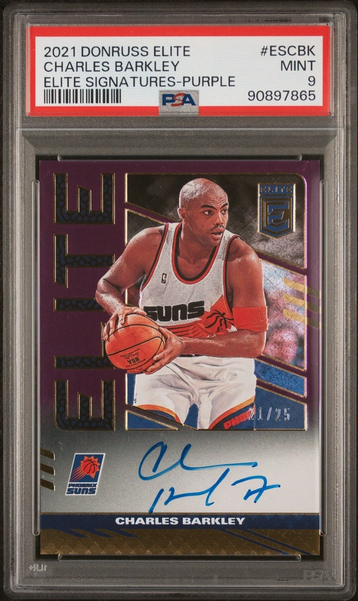 Charles Barkley Phoenix Suns Autographed Basketball Trading Cards
