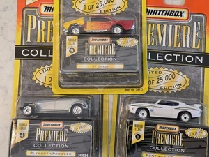 3 MATCHBOX PREMIERE COLLECTION CARS GTO PROWLER 57 CHEVY NEW IN PACKAGE - Picture 1 of 6