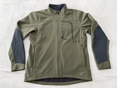 Chaqueta de bicicleta de montaña de invierno verde XXL para hombre FOX RACING Attack Fire Softshell 3L Foto 1 de 4