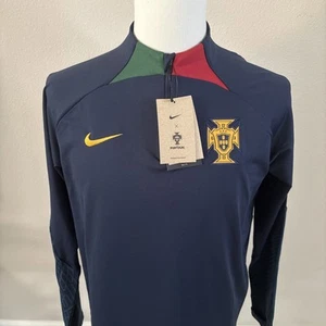 Nike Portugal Dri-FIT Strike 1/4 Zip Drill Top Maglia Uomo Taglia Large - Foto 1 di 8