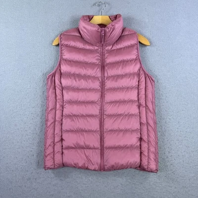 Женский сверхлегкий пуховик Uniqlo розовый размер M пуховик жилет на открытом воздухе на молнии - Изображение 1 из 4