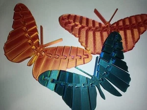 Articulated Buttery MYSTERY COLOR moving joints FIDGET toy 3d printed fidget fun - Picture 1 of 6