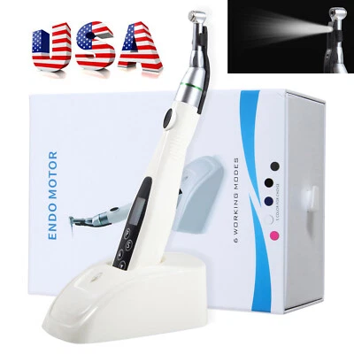 Luz LED Dental Inalámbrico Endo Motor 16:1 Rotativo MINI Cabezal Ajuste NSK Soporte de Lámpara Foto 1 de 4