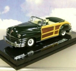 SPEED DIECAST 1/43 1947 CHRYSLER TOWN & COUNTRY OFFENE DUNKLE WIESE GRÜN 36223 - Bild 1 von 3