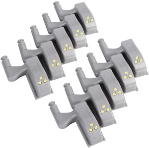 10X LED Smart Sensor Light Kitchen Cabinet Closet Cupboard Wardrobe Hinge Lights - Picture 1 of 12