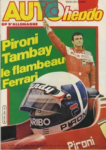 AUTO HEBDO n°330 12/08/1982 GERMAN GP F1  SPIDER EUROPA - Bild 1 von 1
