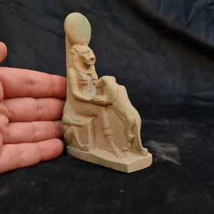 ALTE ÄGYPTISCHE ANTIKITÄTEN ÄGYPTISCHE Statue der Sekhmet Göttin Ägyptisch v. Chr. - Bild 1 von 11