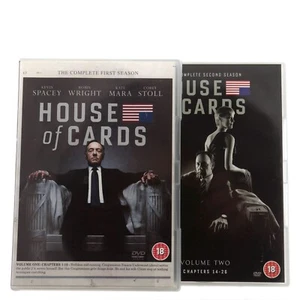 House of Cards Season 1 & 2 Complete on 8 DVD's *1st Class Post* - Picture 1 of 7