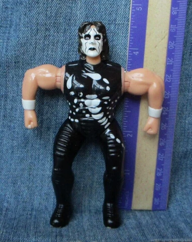 Vintage 1988 STING 4.75" Action Figure WCW WWE AEW Wrestling O.S.F.T. LP33 Cover