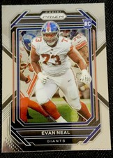 2022 PANINI PRIZM EVAN NEAL ROOKIE CARD #367 NY Giants